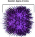 AUEAR 12 Pack 2 Inch Sparkle Ball Shiny Glitter Tinsel Pom Poms, Interactive Cat Balls for Kittens