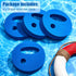 Water Exercise Discs, EVA Foam Water Weights for Pool Aerobics Fitness, 7.1 Inches Diameter