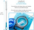 InnerFit Hydration Bladder Cleaning Kit, 5 in 1 for Universal Bladders, Includes 3 Brushes and Carrying Pouch