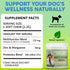 120 Asher House Wellness Dog Multivitamin Chews - Dog Vitamins and Supplements, Soft Chew for Pet Dogs with Probiotics