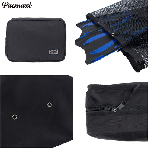 PACMAXI Oversized Mesh Scuba Diving Bag, Backpack for Snorkeling Gear & Equipment
