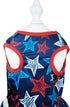 4th of July Holiday American Starshine Mesh Costume Skirt for Small Dogs, Independence Day Dog Dress Outfit