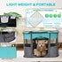 (Medium31.5" 23.6" 21.7" Portable Foldable Pet Playpen Collapsible Crates Kennel Playpen for Dog cat and Rabbit &Travel