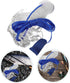 4ft/1.2m Luxshiny Hand Throw Cast Net Monofilament Fishing Net with Weighted Steel Sinkers Saltwater Shrimp for Bait