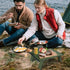 Small Folding Camping Table, Ultralight Portable Mini Beach Table with Carry Bag, Compact Low Side Picnic Tables