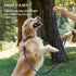 CollarDirect Rolled Leather Dog Collar, Soft Padded Round Handmade Genuine Leather, 13 Colors, 13-16 Inch, Purple Smooth