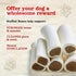 Natural Farm Filled Dog Bones, Bully Stick Flavor, 5-6 Inch, 3 Pack, Limited Ingredient Stuffed Dental Treats