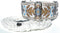 Martingale Dog Collar for Greyhound, Saluki, Whippet, 2In Wide (L 14In-18In) with Leash Set, White