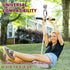 Zipline Pulley with Carabiner and Handle | 304 Stainless Steel Tandem Speed Double Pulley for 1/4 5/16 3/8 Cable