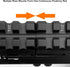 UTG Leapers MT-RSX5S Inc Super Slim Picatinny Riser Mount, 1/2" Height, 3 Slots, Black