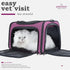 petisfam Easy Load Pet Carrier for Medium Cats and Small Dogs
