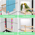Kyouki Parrotlets,Finch,Canaries Bird Perch Platform Bird Toys with Bird Mirror Climbing Ladder Swing, Parakeet Cage