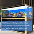 Fish Tank Background - Sea Anemone Coral Theme Double-Sided Poster for Aquarium Wallpaper