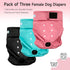 (3 Pack,X-Small) Paw Legend Washable Reusable Female Dog Period Diapers for Heat Doggie Puppy Diapers for Female Dogs