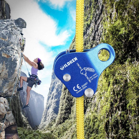 WILDKEN Climbing Ascender, Fall Protection Belay Device for Rock Climbing, Mountaineering, Rescue