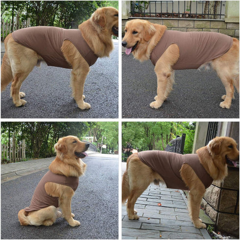 2018 Pet Clothes Dog Clothing - Blank T-Shirt Tanks Top Vests for Small to Large Dogs, 100% Cotton Summer Vest (XL,