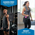 WulfPack Magnetic Gym Bag, Magnetic Bottle Bag, Water Bottle Carrier Holder with Large Phone Pockets, Large Pockets
