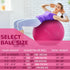 2,000-Pound Fitvids Anti-Burst and Slip Resistant Exercise Yoga Fitness Birthing Ball with Quick Pump, Capacity