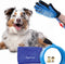 Dog Shower Attachment Glove, Pet Washing Brush Sprayer Bath Scrubber with Towel for Indoor and Outdoor Bathing