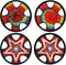Outdoor Two Soft Frisbee Throwing Disc, Flying Disc for Man and Woman in Yard, Beach, Lawn, Camping, Pool (Neon Lamp +