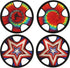 Outdoor Two Soft Frisbee Throwing Disc, Flying Disc for Man and Woman in Yard, Beach, Lawn, Camping, Pool (Neon Lamp +