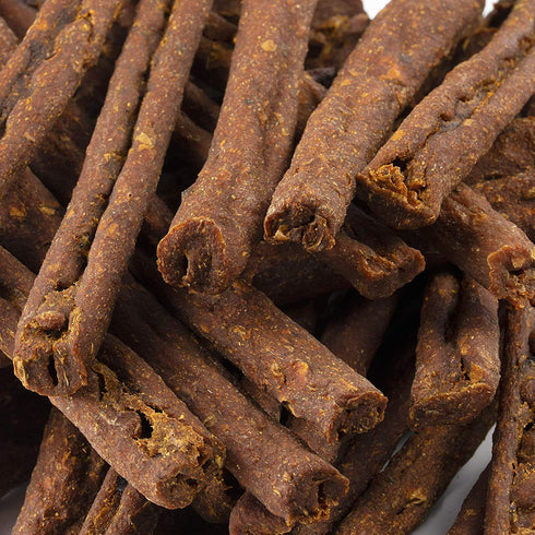 BRUTUS & BARNABY USA Sweet Potato Dog Treats - Grain Free, Cinnamon Pumpkin Crunchy Sticks, Promotes Positive Gut