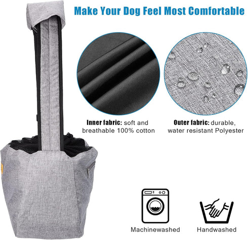 Ownpets Pet Sling Carrier, Fits 15 to 25lbs Extra-Large Dog/Cat, Reversible Hands-Free Bag for Outdoor Travel