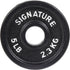 Signature Fitness Deep Dish 2-Inch Olympic Cast Iron Weight Plates - E-Coating for Durability