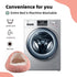 Round Plush Fluffy Cat Bed, Hooded Calming Cave for Dogs & Cats, Self Warming Bed with Non-Collapsed Cover, Machine