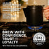 Bozeman [6 COLETTI Black Percolator Coffee Pot Camping Coffee Pot Americas Sleekest Percolator NO Aluminum or Plastic