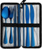VANDBAO Camping Utensils Set, Portable Travel Cutlery with Case, Reusable Stainless Steel, Includes Extra Knife and