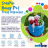 SodaPup Honey Pot, Durable Dog Treat Dispenser & Enrichment Toy Made in USA from Non-Toxic Rubber Material