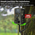 Trail Camera Mount, 3 Pack Hunting Accessory, Camera Holder with 1/4" x 20 Screw Mounting Brackets