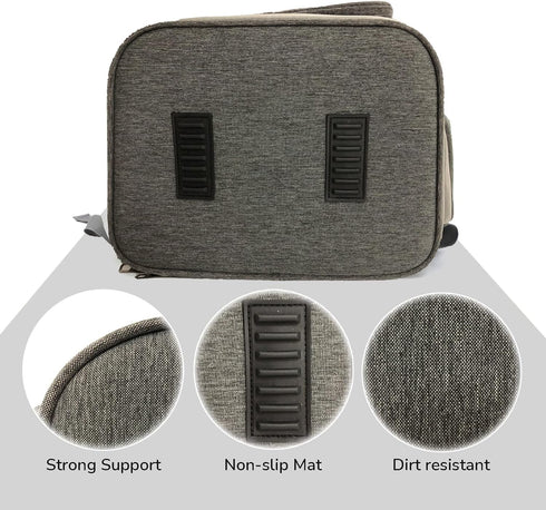 Cat Backpack Carrier for Cats & Small Dogs, Breathable Bubble Backpack, Airline Approved Pet Travel Carrier (Grey)