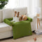 Allisandro Calming Dog Bed Mat, Anti-Slip Couch Cover for Dogs, Washable Waterproof Furniture Protector, 32x30x5 Green