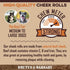 Premium Beef Cheek Rolls for Dogs 10-12" (5-Pack), Peanut Butter Flavored, Safe & Natural Rawhide Alternative Chews