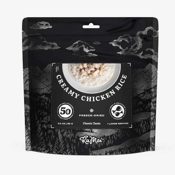 KaMei Creamy Chicken Rice, Freeze-Dried, High Protein, Real Meat, Quick Prep, Amazing