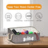 Collapsible Fabric Dog Toy Box, Storage Bin with Handle, Trapezoid Basket Organizer for Pet Toys and Accessories