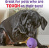 Brightkins Tough & Tumble Large Gnome Treat Dispenser - Interactive Puzzle Toy for All Breeds