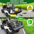 Golf Cart Rear Storage Bag for 4 Passenger EZGO, Club Car, Yamaha, 900D Water-Repellent Cargo Box with Secure Net