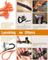Lynxking Dog Training Leash Slip Lead - Strong Heavy Duty Braided No Pull, 5, 6, 8 FT