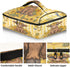 ALAZA Insulated Casserole Carrier for Hot or Cold Food, A Lovely Highland Cow Baby is Sitting Among Sunflowers with A