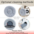 23'' Calming Dog Bed, Plush Anti-Anxiety Round Washable Pet Bed for Small Dogs, Cozy Soft Grey Marshmallow Cuddler