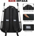 Goloni Youth Baseball Bag, Softball Bag with Shoes Compartment and Fence Hook for TBall Equipment