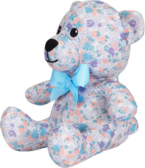 Blueberry Pet Cat & Dog Toys - 6" Bluey Stuffed Animals for Puppies, Plush Squeak Toy, Soft & Durable, Matching Collar