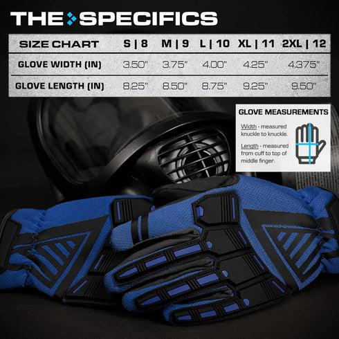Glove Station Tactical Gloves for Men, Touch Screen Ideal for Sports & Outdoors