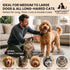 4-in-1 Wooden Slicker Brush for Dogs, Dog Brush Grooming Kit for Doodles Goldendoodles & Poodles - Gently Removes Loose