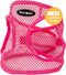 Bark Appeal Pink Netted Step-in Dog Harness for Small-Medium Pets, Soft Netted Mesh, Anti-Choke, Adjustable Strap, XXS