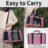 LEHNI 16 Lbs, Soft-Sided Cat/Dog/Pet Carrier, Collapsible Pets Travel Carriers for Big Cats/Small Dogs with Shoulder
