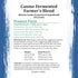 Canine Fermented Farm Superfood Dog Supplement, Vitamin & Mineral Rich Blend with Digestive Enzymes for Dogs